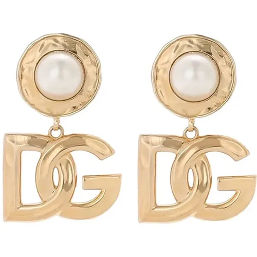 Stylish Earrings with Unique Design , female, Sizes: ONE SIZE - Dolce & Gabbana - Modalova