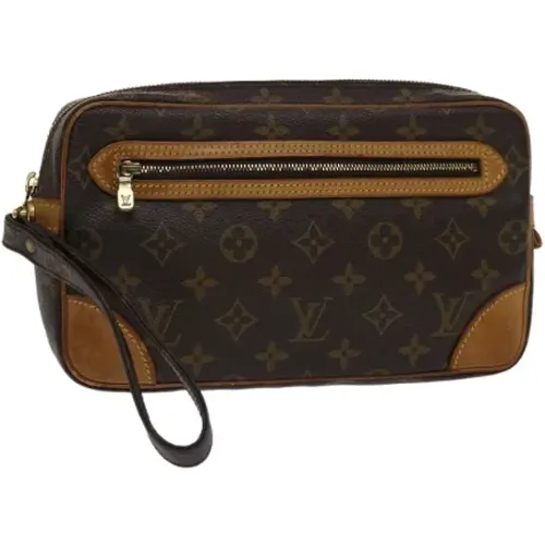 Pre-owned Canvas clutches , female, Sizes: ONE SIZE - Louis Vuitton Vintage - Modalova