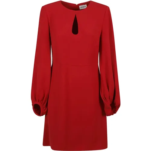 Shift Dress with Balloon Sleeves , female, Sizes: L, S, M, XS - P.a.r.o.s.h. - Modalova