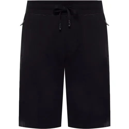 Shorts With Tactile Logo , male, Sizes: M - Dolce & Gabbana - Modalova