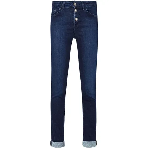 Blaue Skinny Denim Jeans Bottom Up , Damen, Größe: W30 - Liu Jo - Modalova