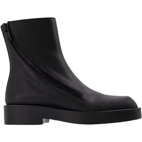 Ernest Ankle Boots in Leather , male, Sizes: 7 UK, 7 1/2 UK, 8 UK, 8 1/2 UK, 9 UK - Ann Demeulemeester - Modalova
