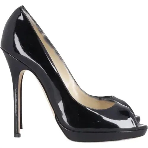 Pre-owned Leather heels , female, Sizes: 4 UK - Jimmy Choo Pre-owned - Modalova