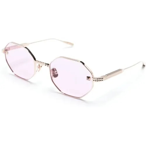 Silver Optical Frame for Everyday Use , female, Sizes: 52 MM - Valentino - Modalova