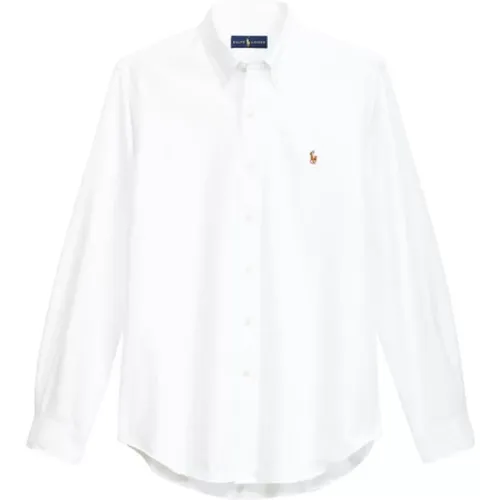 Slim Fit Oxford Hemd , Herren, Größe: XS - Polo Ralph Lauren - Modalova