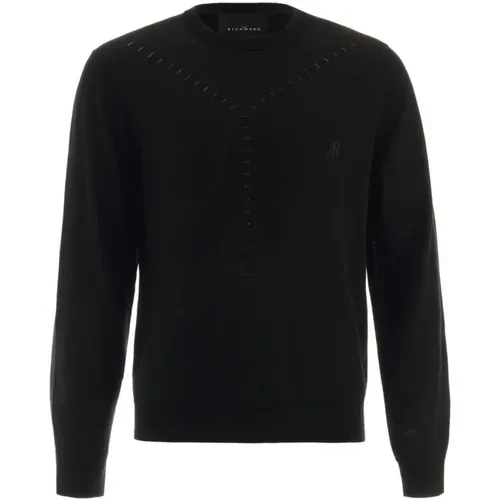 Rundhalsausschnitt Pullover , Herren, Größe: XL - John Richmond - Modalova