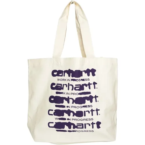 Canvas Graphic Large Tote Bag , unisex, Sizes: ONE SIZE - Carhartt WIP - Modalova