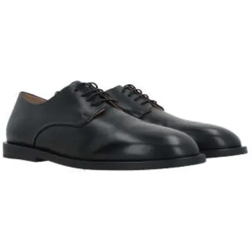 Schwarze Leder Derby Schuhe Marsell - Marsell - Modalova