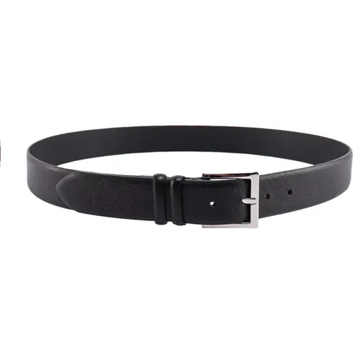 Saffiano Leather Belt , male, Sizes: 85 CM - Orciani - Modalova