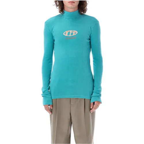 Men`s Clothing T-Shirts Polos Cyan Aw23 , male, Sizes: L - Martine Rose - Modalova