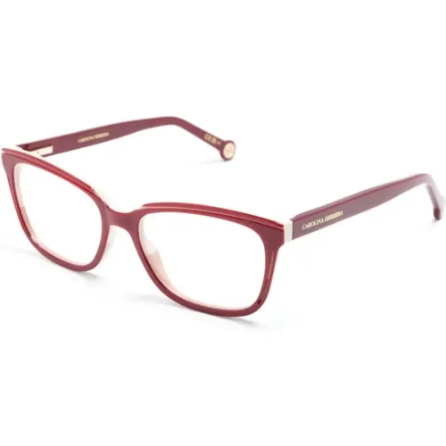 Rote Optische Brille Must-Have , Damen, Größe: 51 MM - Carolina Herrera - Modalova