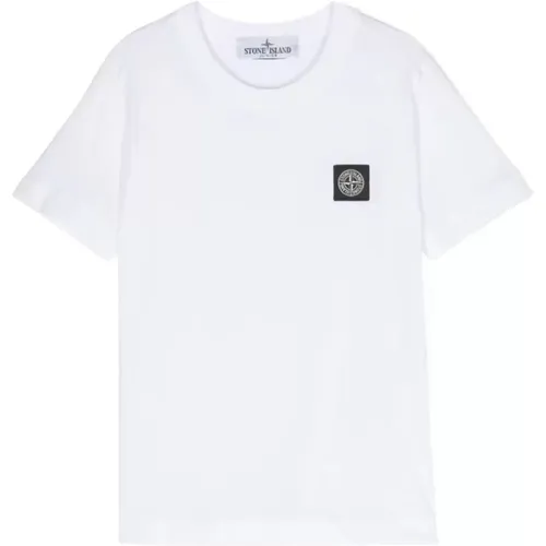 Weißes T-Shirt,Navy T-Shirt,T-Shirts,V0040 T-Shirt, Rotes T-Shirt - Stone Island - Modalova