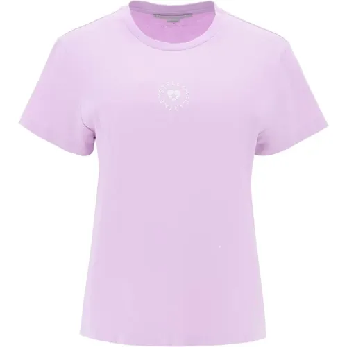 Herz Iconic Mini T-Shirt , Damen, Größe: XS - Stella Mccartney - Modalova