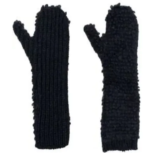 Stylish Knitted Slip-On Gloves , female, Sizes: M - Marni - Modalova