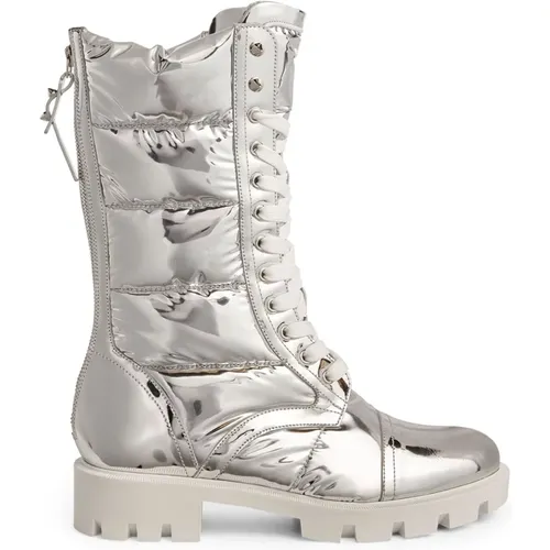 Silver Stud Ankle Boots Aw22 , female, Sizes: 2 1/2 UK - Christian Louboutin - Modalova