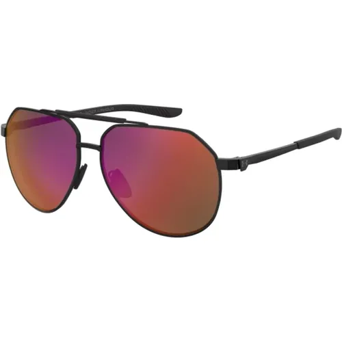 Schwarze Metall-Sonnenbrille für Männer - Under Armour - Modalova