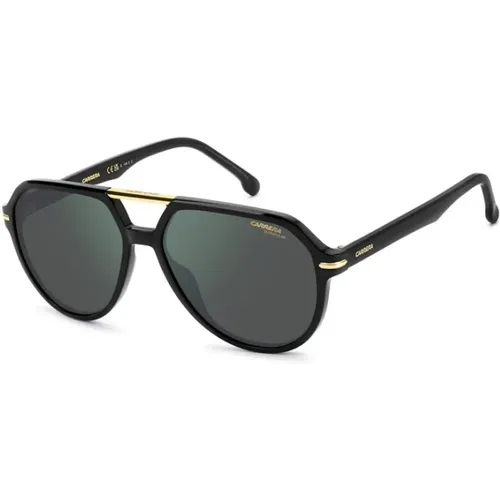 Schwarze Grün-Graue Sonnenbrille mit Anti-Reflexion - Carrera - Modalova