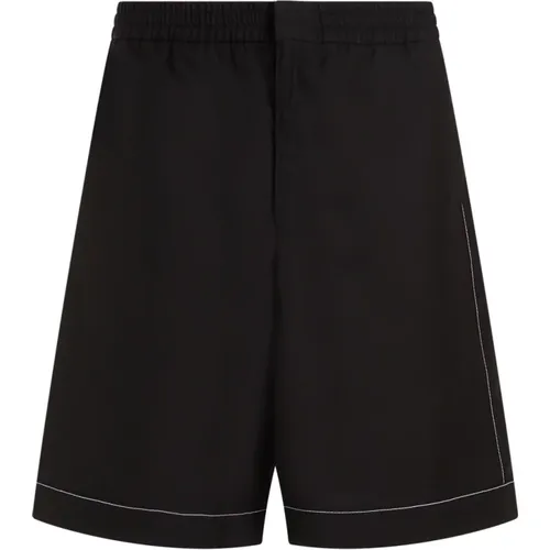 Silk Short Pants , male, Sizes: L - Prada - Modalova