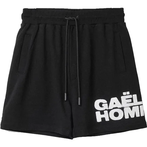Schwarze Shorts für Männer , Herren, Größe: XL - Gaëlle Paris - Modalova