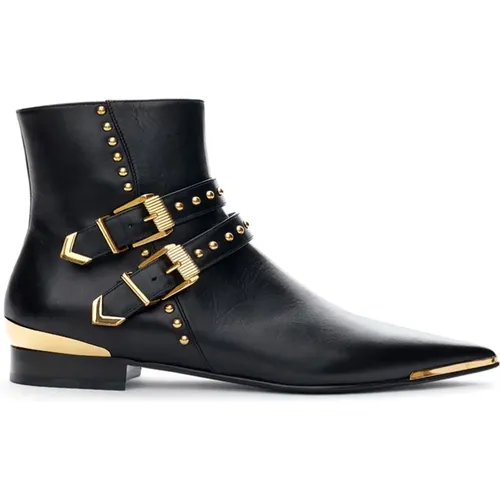 Stylish Ankle Boots for Women , female, Sizes: 4 1/2 UK - Versace - Modalova
