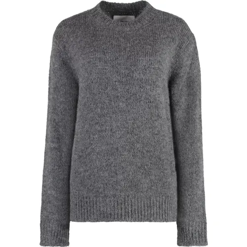 Alpaca Wool Crew-Neck Sweater - Jil Sander - Modalova