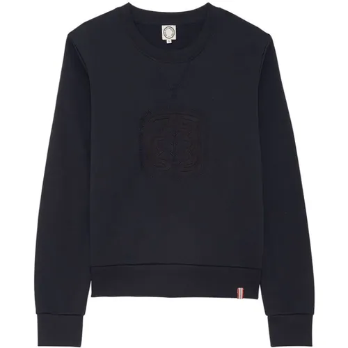 Clémence navy sweater - Clémence marineblaues Pullover , Damen, Größe: L - Ines De La Fressange Paris - Modalova