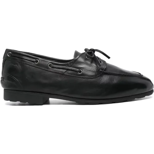 Schwarze Leder Schnürschuhe , Herren, Größe: 44 EU - Bally - Modalova