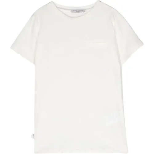 Weißes Kinder T-Shirt mit Tasche - Paolo Pecora - Modalova
