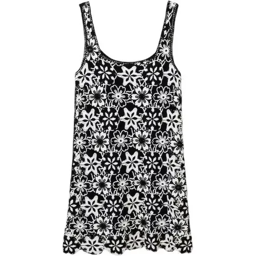 Floral Sleeveless Dress , female, Sizes: M, S - Desigual - Modalova