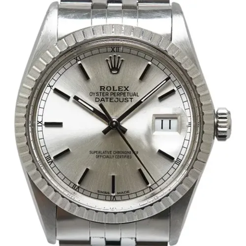 Pre-owned Glass watches , male, Sizes: ONE SIZE - Rolex Vintage - Modalova