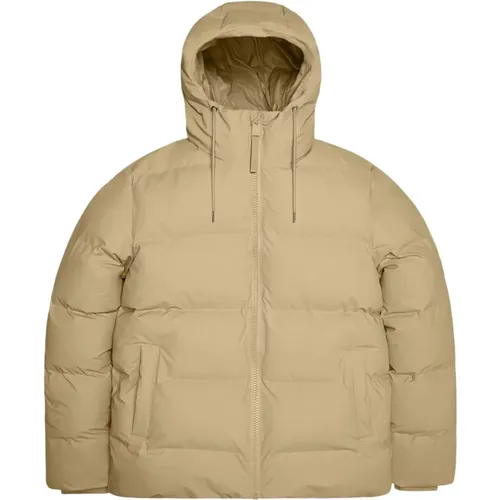 Waterproof Puffer Jacket , female, Sizes: S - Rains - Modalova