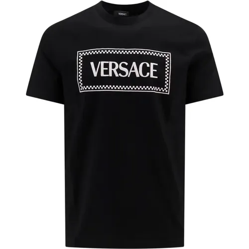 T-Shirts , Herren, Größe: L - Versace - Modalova