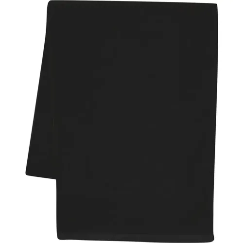 Schwarzer Logo-Schal , Damen, Größe: ONE Size - Moschino - Modalova
