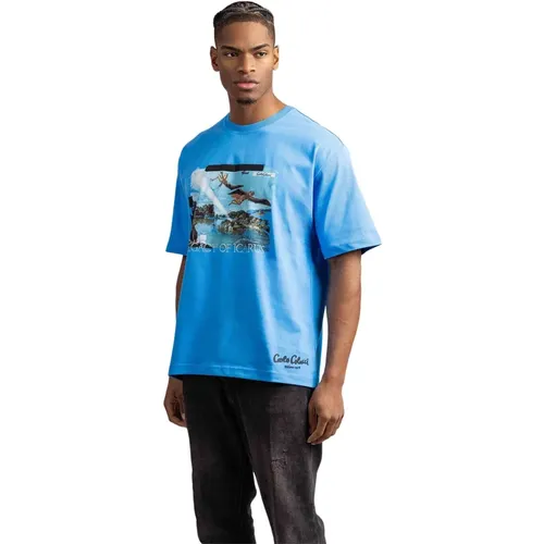 Icarius Mens T-Shirt - Casual and Trendy , male, Sizes: M, 2XL, L, XS, XL, S - carlo colucci - Modalova