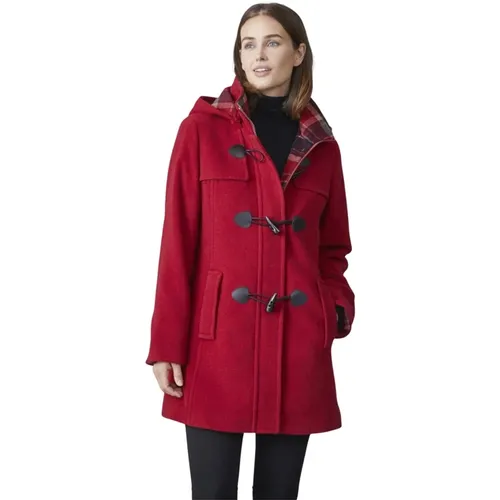 Moderne Passform Rote Jacke mit Kapuze - Junge - Modalova