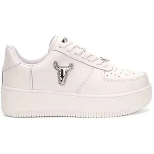 Silver Brave Sneakers , female, Sizes: 4 UK, 7 UK, 5 UK, 6 UK, 3 UK - Windsor Smith - Modalova