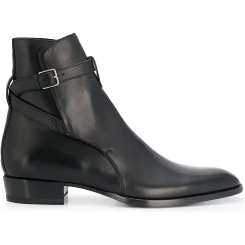 Wyatt 30 Jodhpur Stiefeletten , Herren, Größe: 39 1/2 EU - Saint Laurent - Modalova