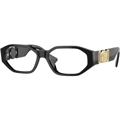 Stylish Eyewear Frames in Gb Color , unisex, Sizes: 56 MM - Versace - Modalova