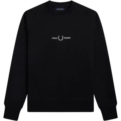 Stylish Fleece Sweatshirt , male, Sizes: M, L, S - Fred Perry - Modalova
