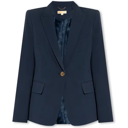 Blazer mit Spitzrevers , Damen, Größe: S - Michael Kors - Modalova