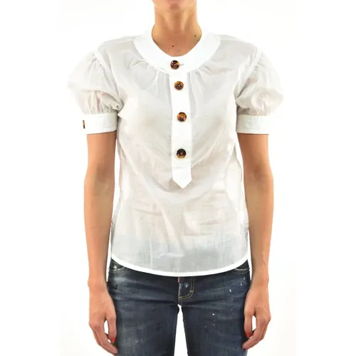 Women`s Buttoned Blouse Mod.S75DL0183S35278010 , female, Sizes: M - Dsquared2 - Modalova