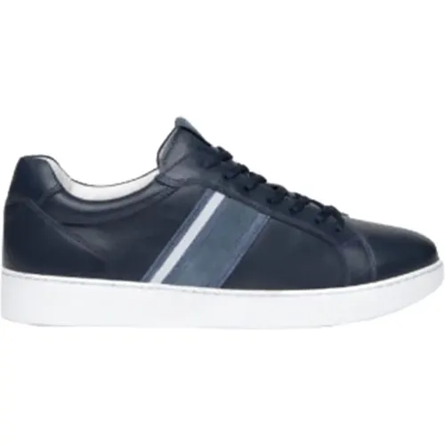 Velour Leather Sneakers , male, Sizes: 10 UK, 7 UK, 6 UK, 9 UK - Nerogiardini - Modalova