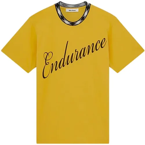 Endurance T-Shirt , male, Sizes: M, L, XL, S - Wales Bonner - Modalova