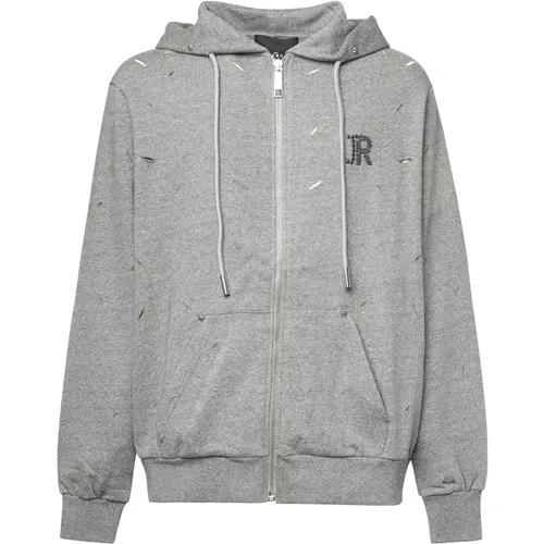 Hooded Sweatshirt with Logo , male, Sizes: XL, M, 2XL, L - John Richmond - Modalova