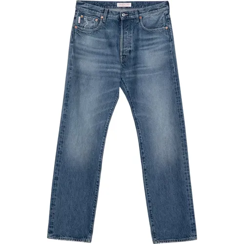 Regular Fit Denim Jeans - Valentino Garavani - Modalova