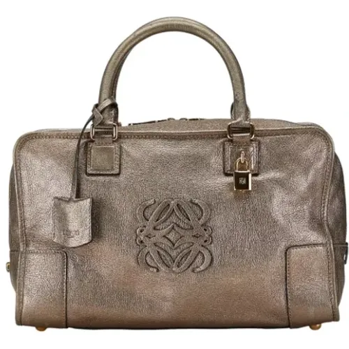 Pre-owned Leather handbags , female, Sizes: ONE SIZE - Loewe Pre-owned - Modalova