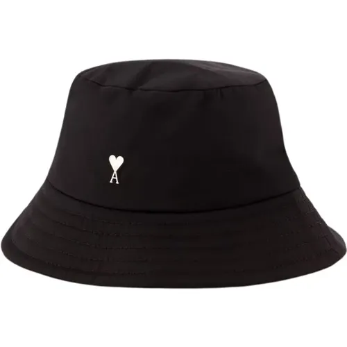 Synthetic Bucket Hat Acetate , unisex, Sizes: 56 CM, 58 CM - Ami Paris - Modalova