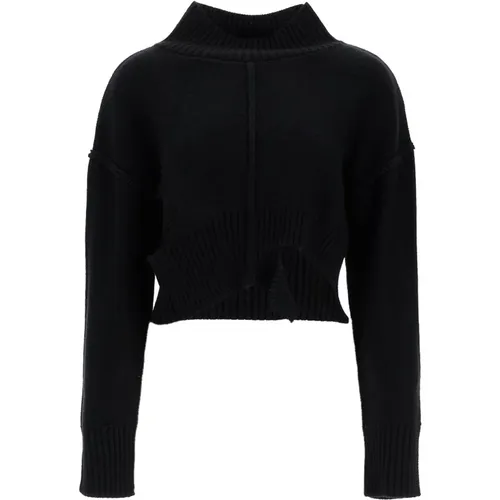 Zerstörter Kurzer Pullover - MM6 Maison Margiela - Modalova