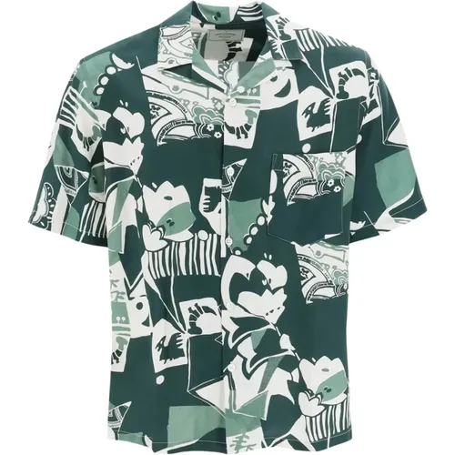 Short Sleeve Shirts,Hemd mit Abstraktem Druck - Portuguese Flannel - Modalova
