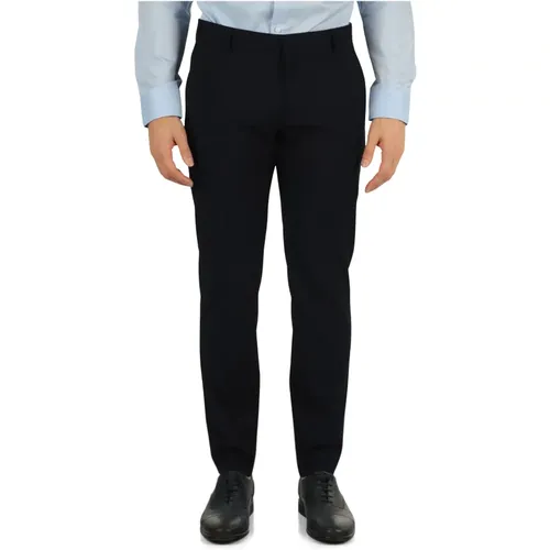 Grey Viscose Blend Pants , male, Sizes: 2XL, XL, XS - Daniele Alessandrini - Modalova